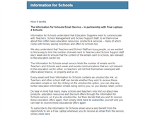 Tablet Screenshot of informationforschools.co.uk